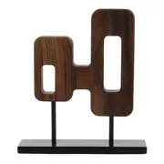 ADORNO MESA 40 CM IPANEMA - NOZES/PRETO - Foto 5