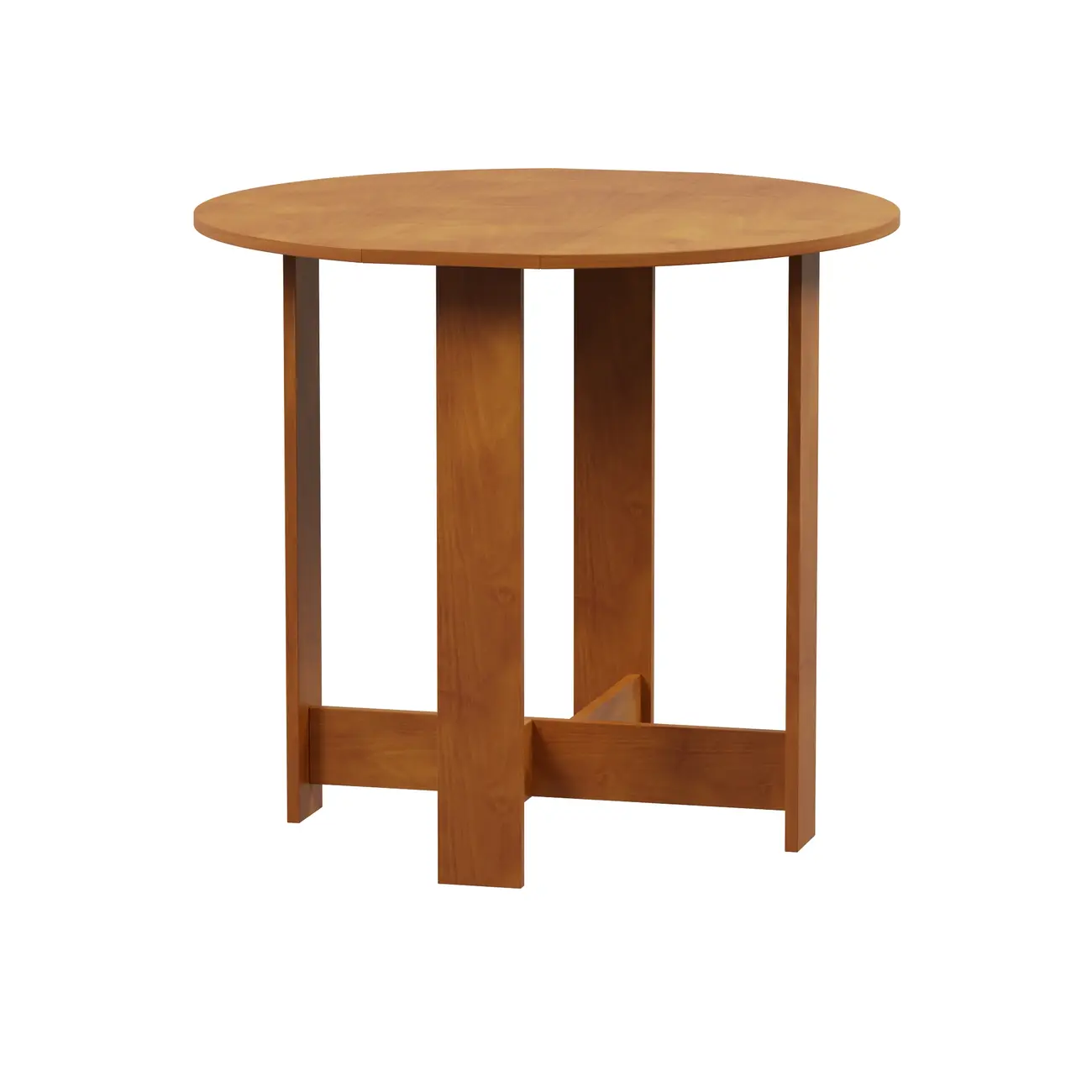 MESA DE COZINHA DOBRÁVEL OVAL 1 M X 80 CM TINA - AMÊNDOA - Foto 1