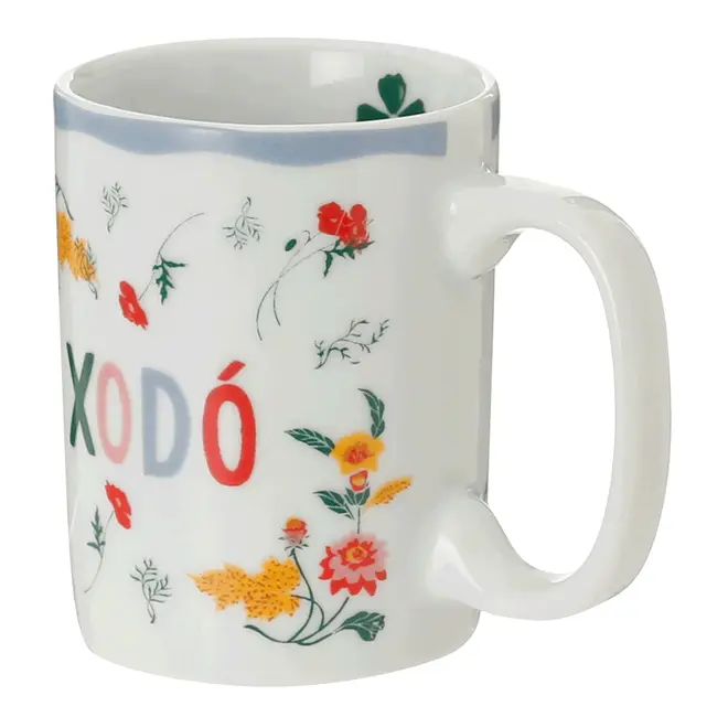 CANECA 160 ML BOUQUET XODÓ - BLEU CENDRÉ/MULTICOR - Foto 4