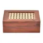 CAIXA COM PALHINHA 18 CM X 12 CM X 6 CM STROH - NOZES/NATURAL - Foto 1