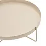 MESA DE CENTRO REDONDA 70 CM PIRIZ - AREIA - Foto 4