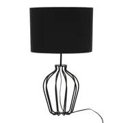 LUMINÁRIA DE MESA ANFORA C/CUP H - CASTANHO/PRETO - Foto 2