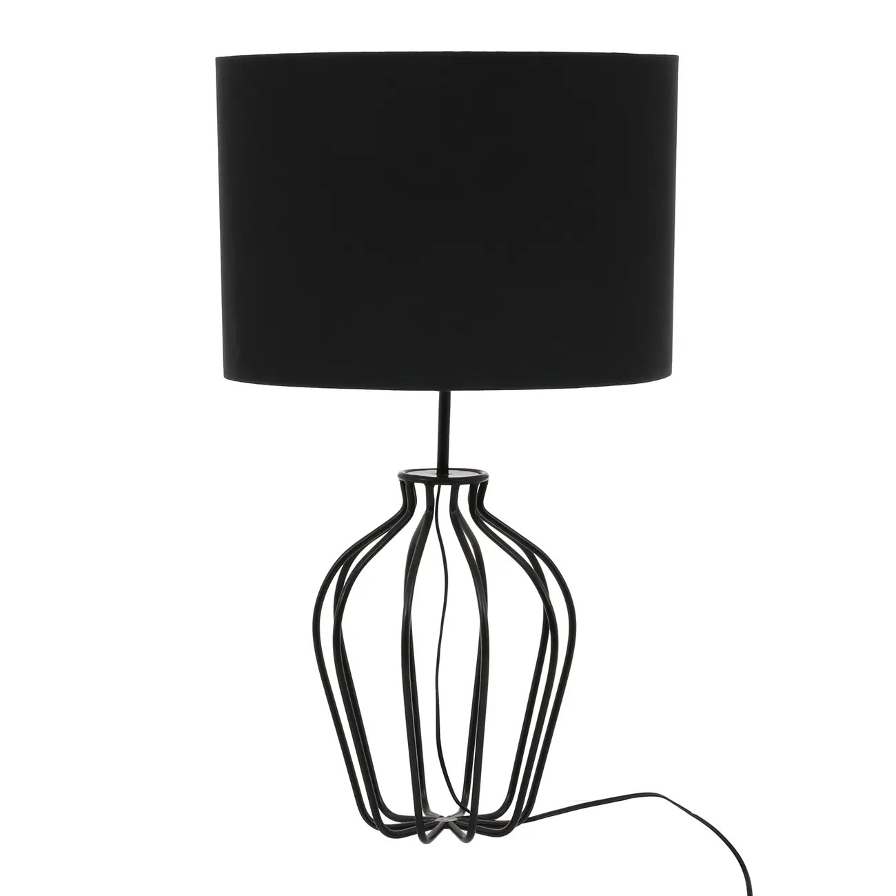 LUMINÁRIA DE MESA ANFORA C/CUP H - CASTANHO/PRETO - Foto 2