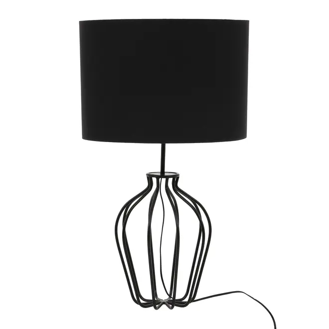 LUMINÁRIA DE MESA ANFORA C/CUP H - CASTANHO/PRETO - Foto 2