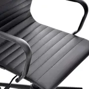 CADEIRA DE ESCRITÓRIO COM BRAÇOS NORDI - PRETO/PRETO - Foto 7