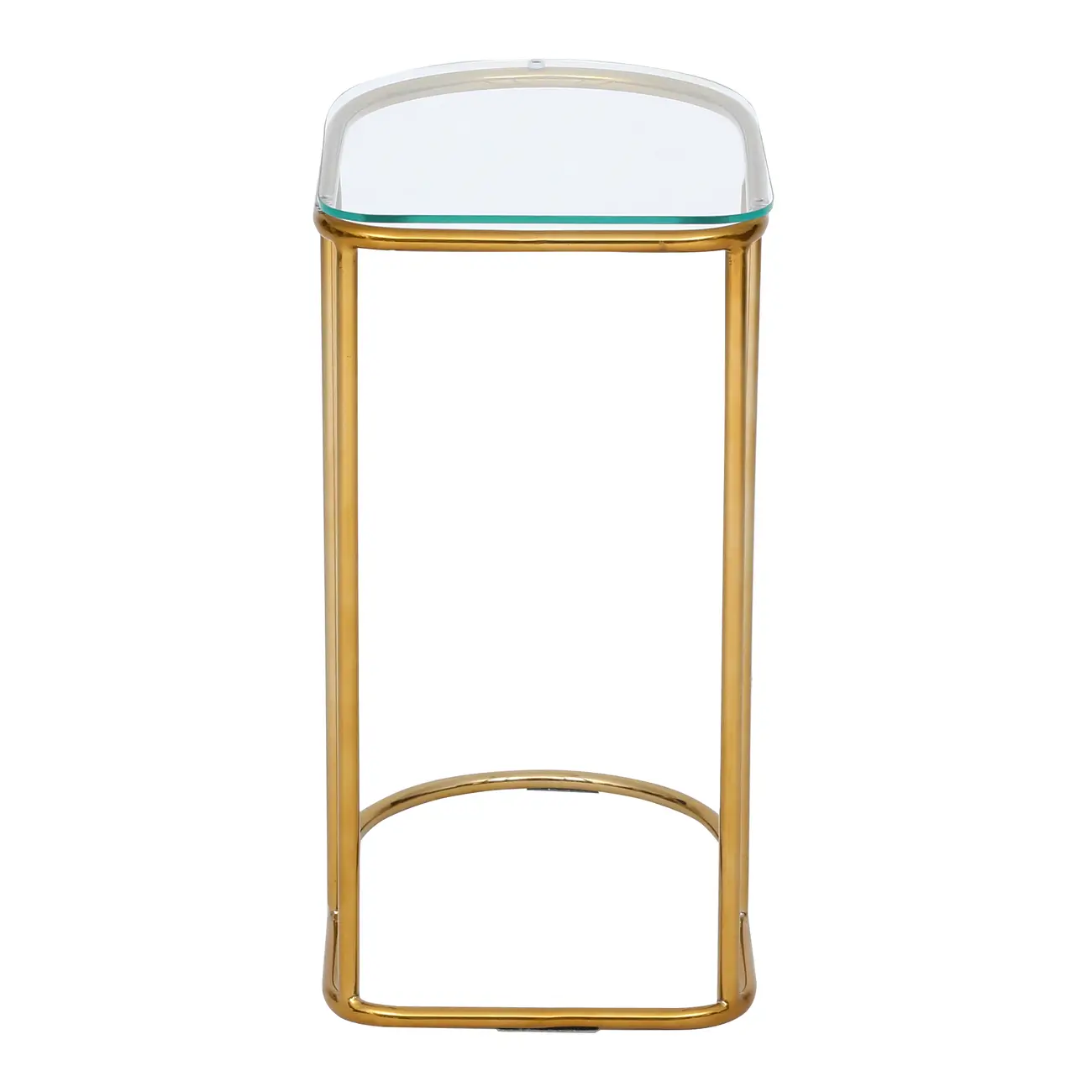 MESA LATERAL 64 CM X 32 CM DAZZLE - OURO/INCOLOR - Foto 4
