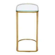 MESA LATERAL 64 CM X 32 CM DAZZLE - OURO/INCOLOR - Foto 4