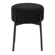 BANQUINHO DAISY - PRETO/PRETO - Foto 2