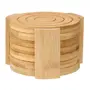 PORTA-COPOS CONJUNTO COM 6 PEÇAS BAMBOO - BAMBU - Foto 2