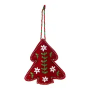 PINGENTE ÁRVORE BORDAR, AMAR E CELEBRAR - VERMELHO - Foto 1