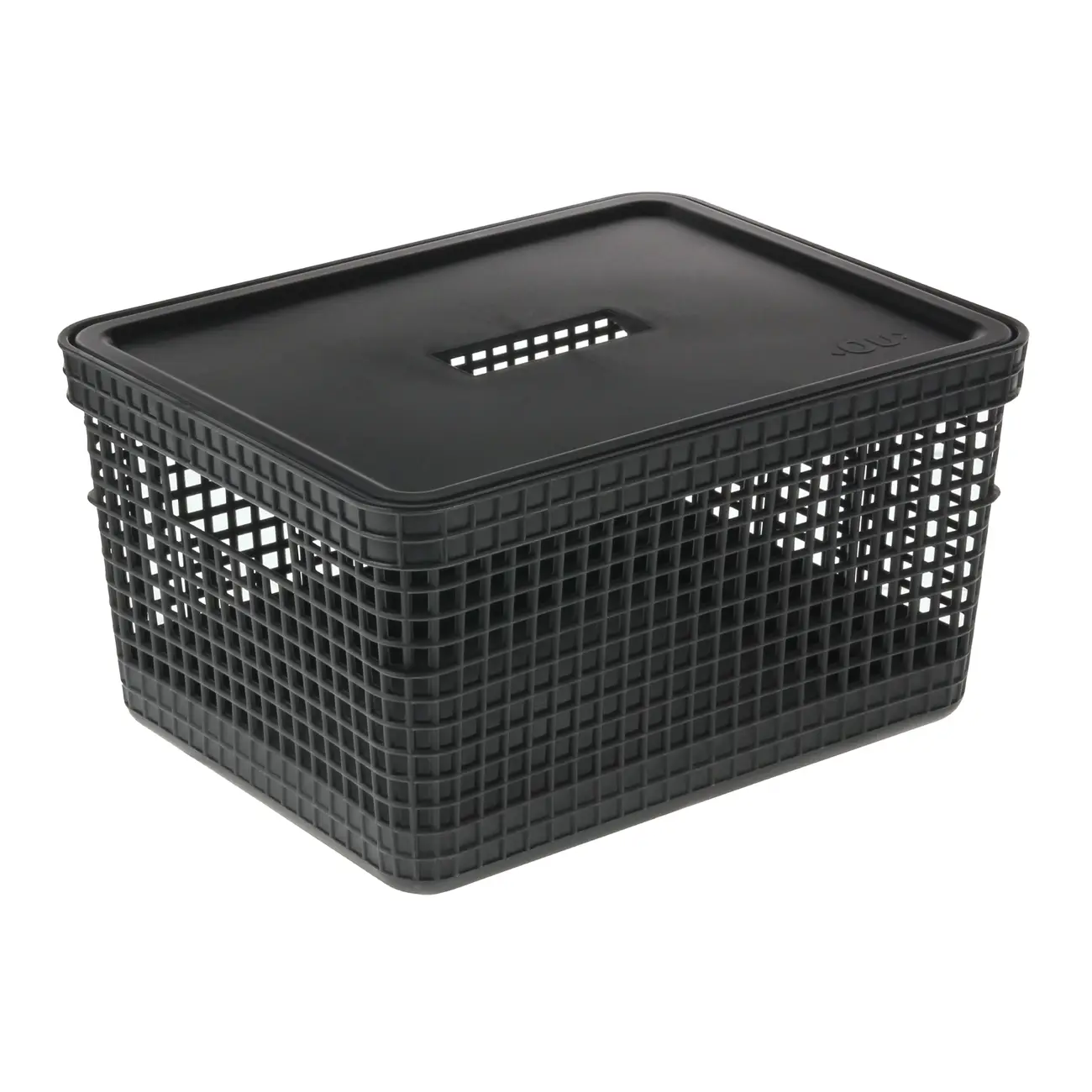 CAIXA 22 CM X 38 CM X 28 CM GRID - PRETO - Foto 4