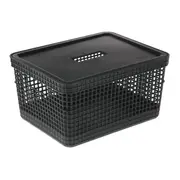 CAIXA 22 CM X 38 CM X 28 CM GRID - PRETO - Foto 4