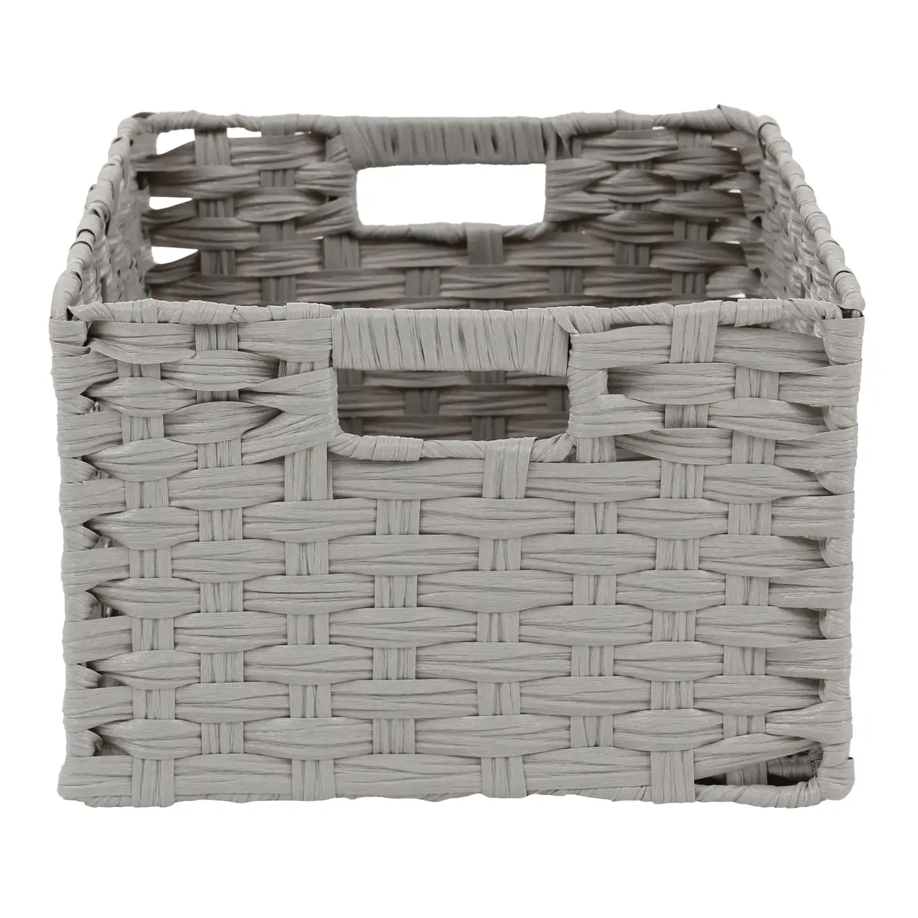 CESTO DOBRÁVEL 40 CM X 29 CM X 19 CM NID - CINZA PROVENCE - Foto 3