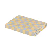 LENÇOL COM ELÁSTICO CASAL 1,38 M X 1,88 M X 30 CM BOUQUET XODÓ - GRIS BRULÉ/ARGILA CRUA - Foto 2
