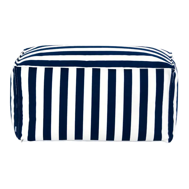 PUFF 90 CM X 45 CM BLUESTRIPE - AZUL ESCURO/BRANCO - Foto 2