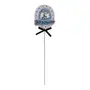 PALITO DECORATIVO 30 CM PASCOQUETTE - BLEU CENDRÉ/PRETO - Foto 1