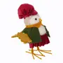 ADORNO PÁSSARO COM CACHECOL 20 CM SANTA ROCKS - MUSGO/MULTICOR - Foto 7