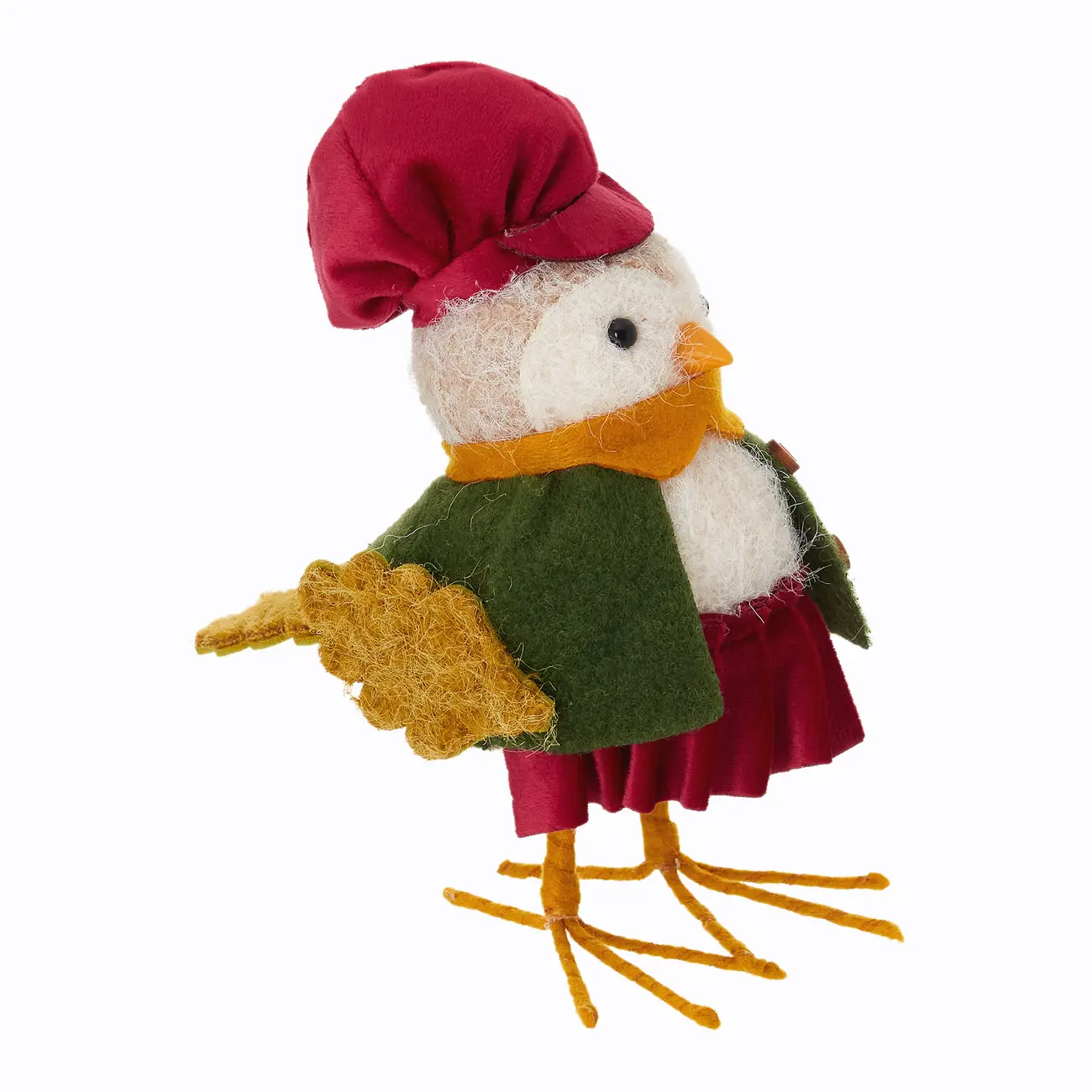 ADORNO PÁSSARO COM CACHECOL 20 CM SANTA ROCKS - MUSGO/MULTICOR - Foto 7