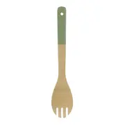 PEGADOR DE MACARRÃO 30 CM BAMBUMIX - SÁLVIA/NATURAL - Foto 1