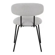 CADEIRA DISCUS - PRETO/CINZA - Foto 5