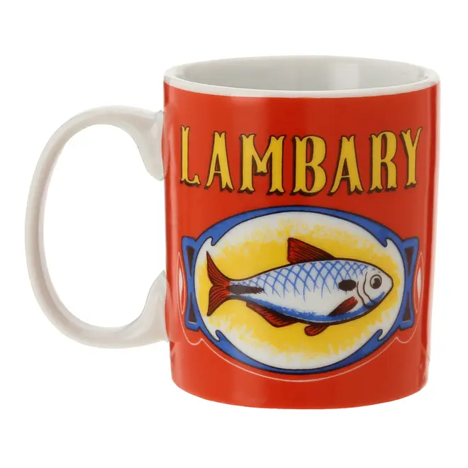 CANECA 300 ML MEMÓRIA INTERIOR LAMBARY - VERMELHO/MULTICOR - Foto 4