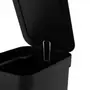 LIXEIRA COM PEDAL 6 L TRIUM - PRETO - Foto 7