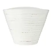 CACHEPÔ PAREDE 11 CM ONDULLE - BRANCO/ PATINA PROVENÇAL - Foto 3