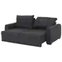 SOFÁ RETRÁTIL 3 LUGARES DOHA STITCH - POLI GRAFITE - Foto 3