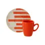 XÍCARA CAFÉ STRIPES FUSION - LARANJA LED/ LIMÃO SICILIANO - Foto 1