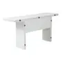 MESA DE JANTAR DOBRÁVEL 1,60 M X 42 CM/85 CM FLIP-FLOP - BRANCO - Foto 5