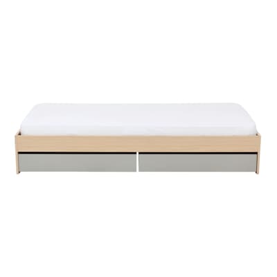 CAMA SOLTEIRO 2 GAVETAS 88 CM YOUNG