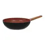 WOK INDUÇÃO 28 CM NORMA - TERRACOTA/PRETO - Foto 6