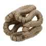 ARGOLA PARA GUARDANAPO CONJUNTO COM 2 PEÇAS ARABESCO - CAMELO - Foto 3