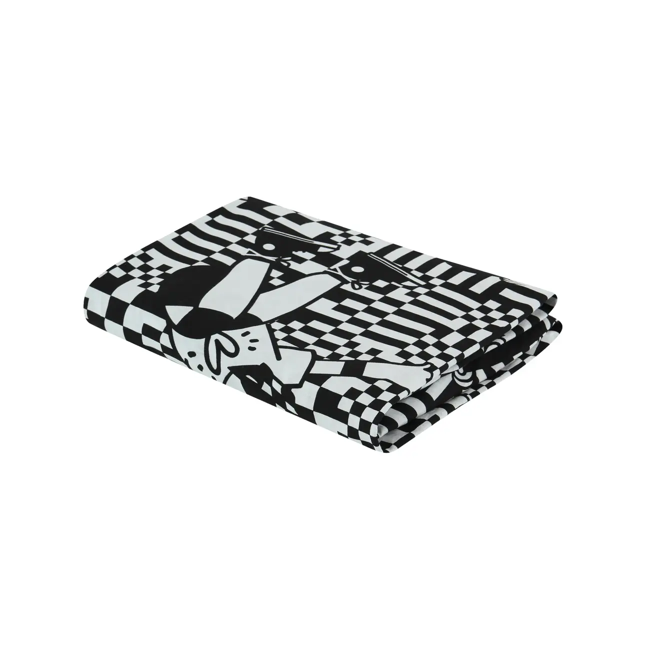 LENÇOL COM ELÁSTICO JÚNIOR 78 CM X 1,62 M X 18 CM OLLIE - FLANDRES/PRETO - Foto 2
