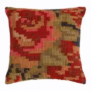 ALMOFADA 50 CM X 50 CM VERSO - VERMELHO HINDU/LODEN GREEN - Foto 1