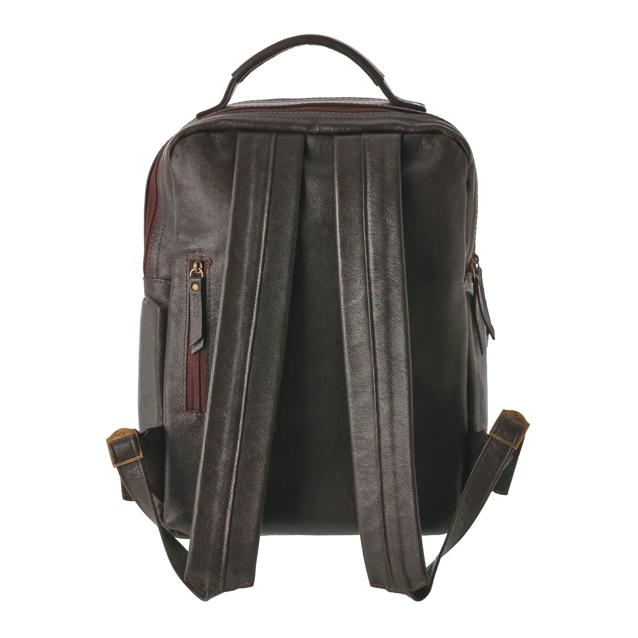 MOCHILA ON THE GO - COURO MARROM DE LEI - Foto 7