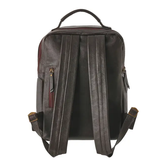 MOCHILA ON THE GO - COURO MARROM DE LEI - Foto 7