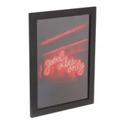 QUADRO 22 CM X 30 CM GOOD VIBES ONLY - PRETO/MULTICOR - Foto 2