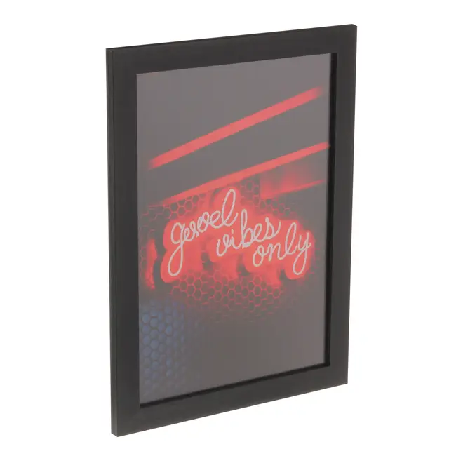 QUADRO 22 CM X 30 CM GOOD VIBES ONLY - PRETO/MULTICOR - Foto 2