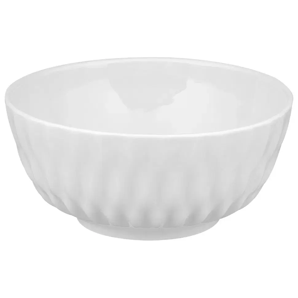 TIGELA 15 CM VIBRATION - BRANCO - Foto 1