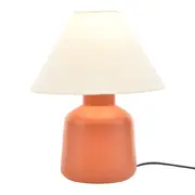 LUMINÁRIA DE MESA KERAMIK C/CUP A - TERRACOTA/PRETO - Foto 2