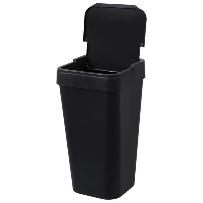 LIXEIRA 15 L FLAP - PRETO - Foto 4