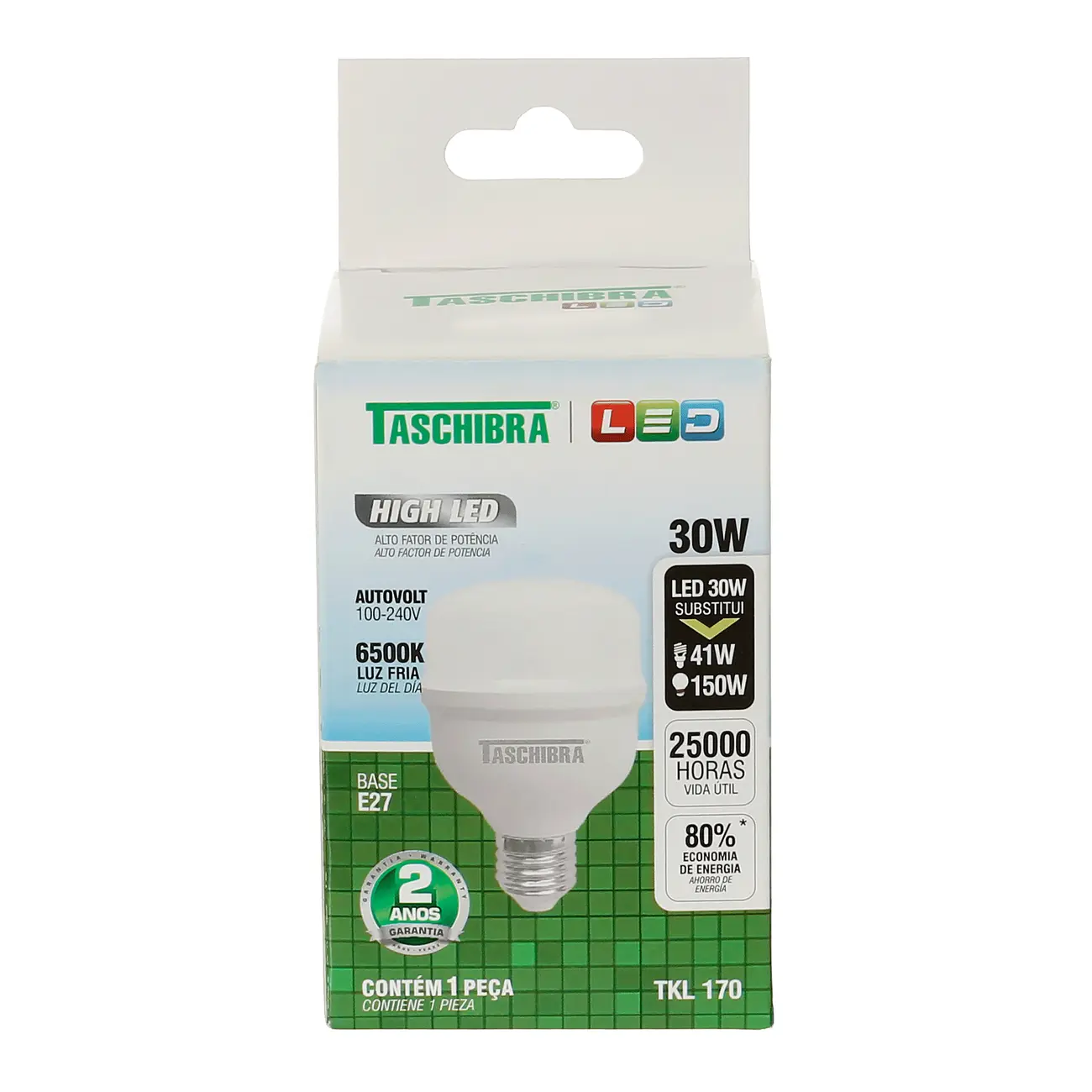 LÂMPADA HIGH LED TKL 170 30W 6500K E27 127/220V - BRANCO - Foto 3