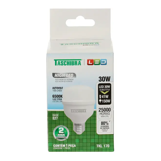 LÂMPADA HIGH LED TKL 170 30W 6500K E27 127/220V - BRANCO - Foto 3
