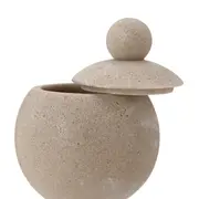 PORTA-ALGODÃO KESHI - BEGE/BRANCO - Foto 3