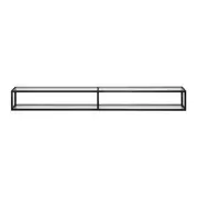 RACK SUSPENSO/NICHO 2,10 M X 21 CM GRAFF - GRAFITE MATTE FLOTADO/INCOLOR - Foto 1