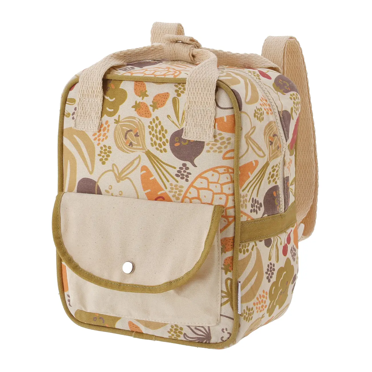 LANCHEIRA/MOCHILA TÉRMICA DA HORTINHA - NATURAL/MULTICOR - Foto 3
