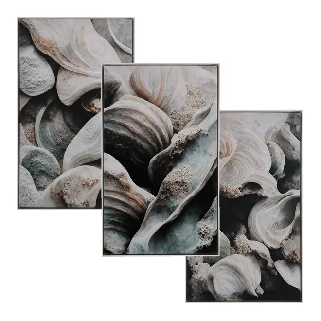 QUADROS PLISSAGE - BRANCO/MULTICOR - Foto 1