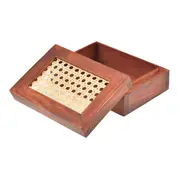 CAIXA COM PALHINHA 18 CM X 12 CM X 6 CM STROH - NOZES/NATURAL - Foto 5