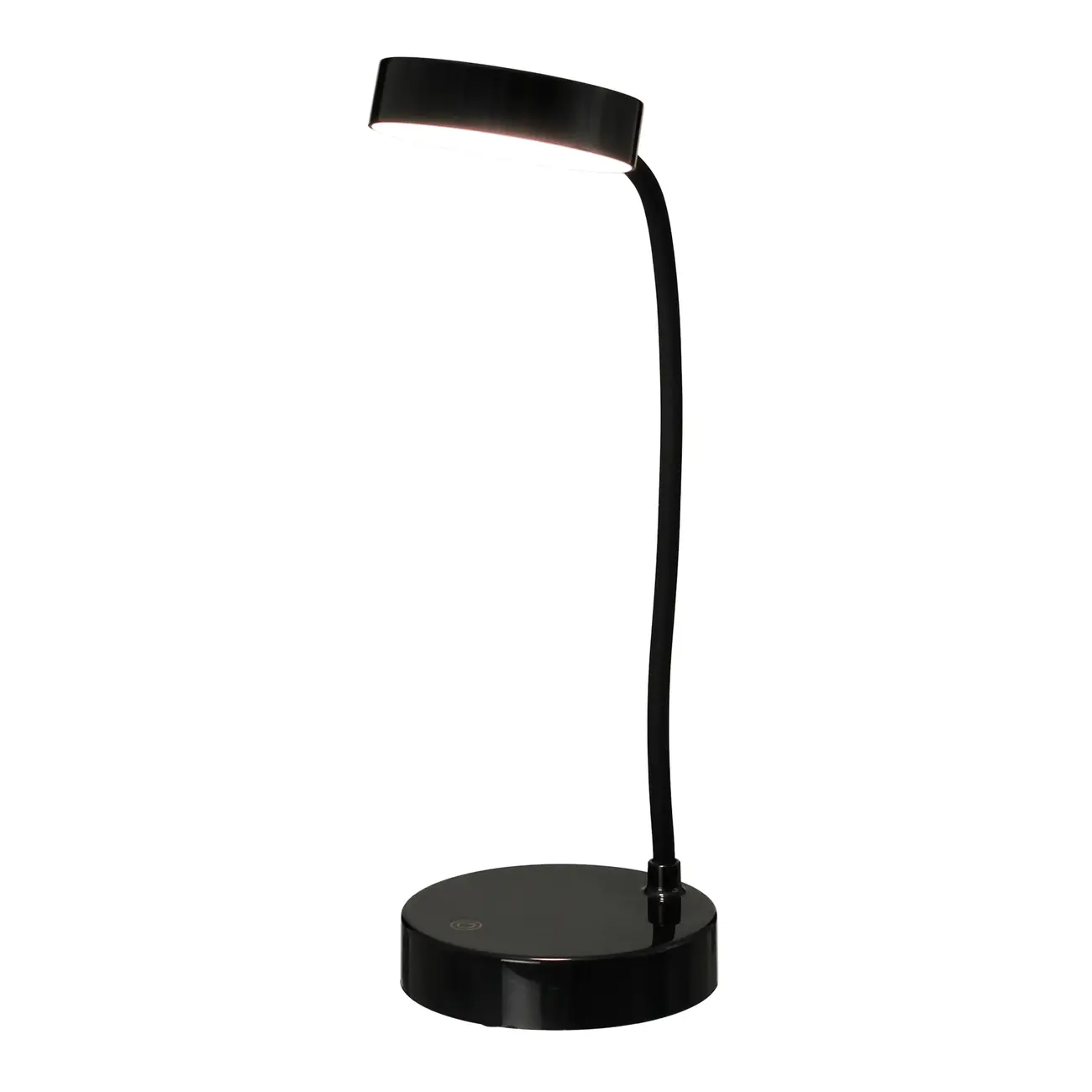 LUMINÁRIA DE MESA LED RECARREGÁVEL PUCK - PRETO - Foto 4